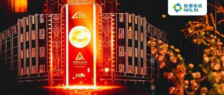 世界杯下单集成高效组件及碳链分获德国莱茵TÜV“质胜中国”大奖